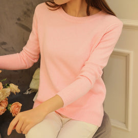 Autumn Winter Sweater Female Knitted Jersey Jumper Women Cashmere Pullover Tricot Pull Femme