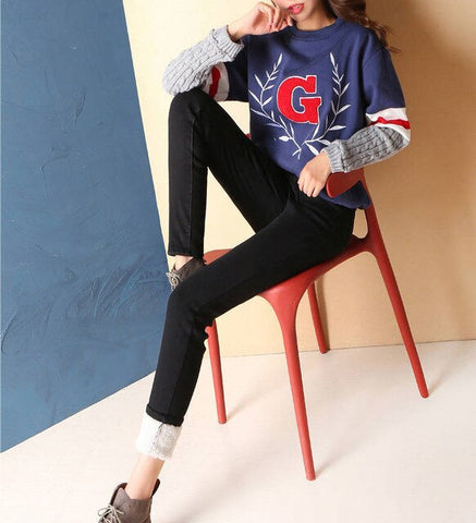 Super Warm Plus Size Winter Jeans for Women Female High Waist Skinny Thick Casual Trousers Stretch Velvet Denim Pants Streetwear