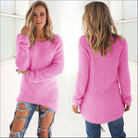 women cashmere sweater pullovers 2019 autumn christmas sweaters shirts solid thin sweaters Jumper female long tops pull femme