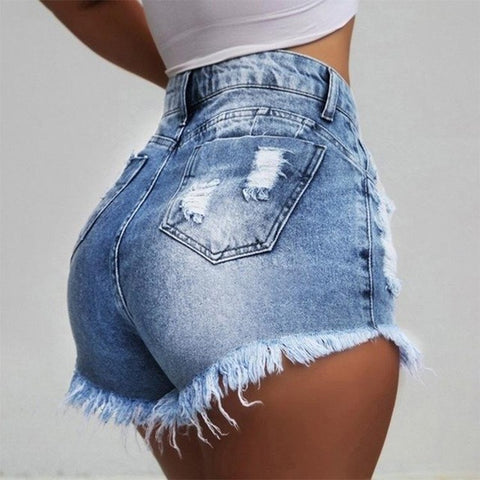 Sexy Tassels Shorts Jeans Women Ripped Denim Jeans's Women Shorts New Arrival 2019 Fashion Denim Womens Bottoms Jeans Plus Size