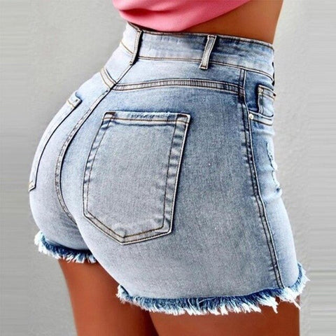 High Waist Jeans Women Shorts Women 5xl Tassle Jeans's Shorts 2019 Fashion Sexy Plus Size Skinny Jeans Womens Denim