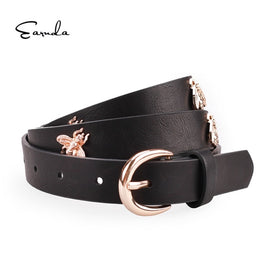 Earnda Women's Belt Insects Bees Belts For Women Designer Jeans' Strap Stylish Waistband Fashion Leather Belt Cinturon Mujer