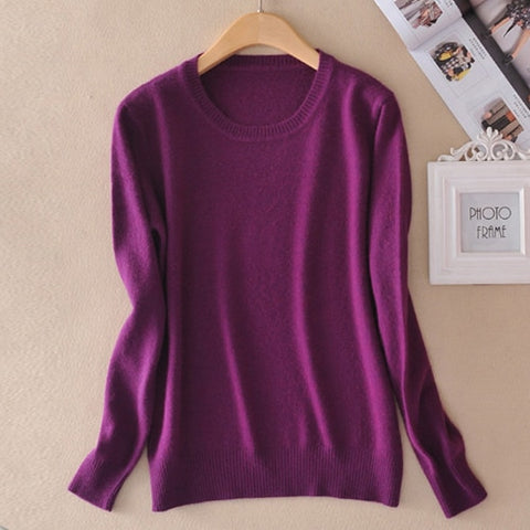 Cashmere Sweater Female Knitted Pullover Women Winter Sweaters Plus Size Cashmere Sweater Women Jumper O Neck 2019 Pull Femme