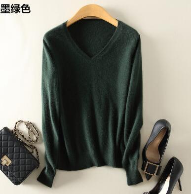 women cashmere sweater Fashion Autumn Cashmere Wool Kint Sweater Solid Slim Sexy Pullovers Coat Female Blouse Knit Sweater WA647