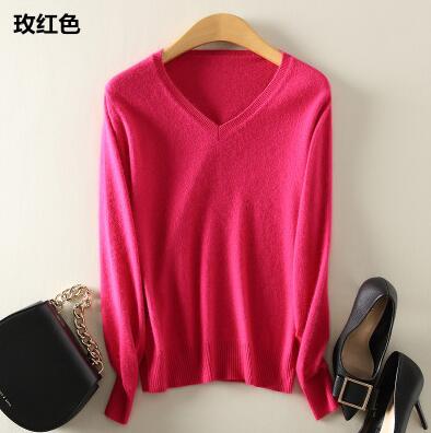 women cashmere sweater Fashion Autumn Cashmere Wool Kint Sweater Solid Slim Sexy Pullovers Coat Female Blouse Knit Sweater WA647