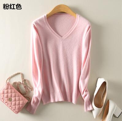 women cashmere sweater Fashion Autumn Cashmere Wool Kint Sweater Solid Slim Sexy Pullovers Coat Female Blouse Knit Sweater WA647